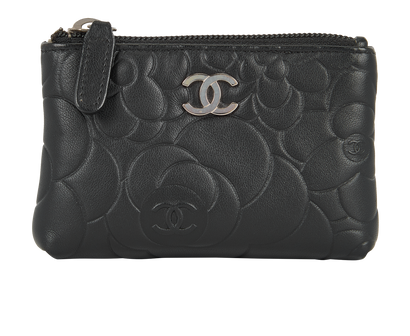 Chanel Camellia Coin Purse, front view